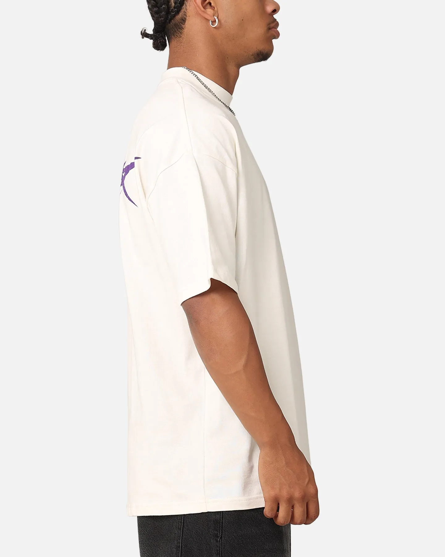 The Anti Order Metal Mock Neck T-Shirt Off White